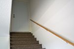 Stairs from garage to apartment 